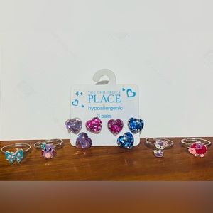 The Children’s place rings and earrings.